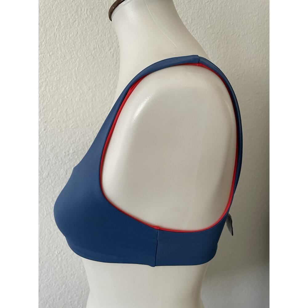 Solid & Striped Swim Bikini Top One Shoulder Reversible Isabeli Beach - Picture 7 of 9